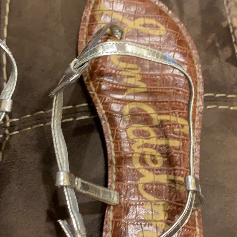 Sam Edelman sandals size 8 silver strap